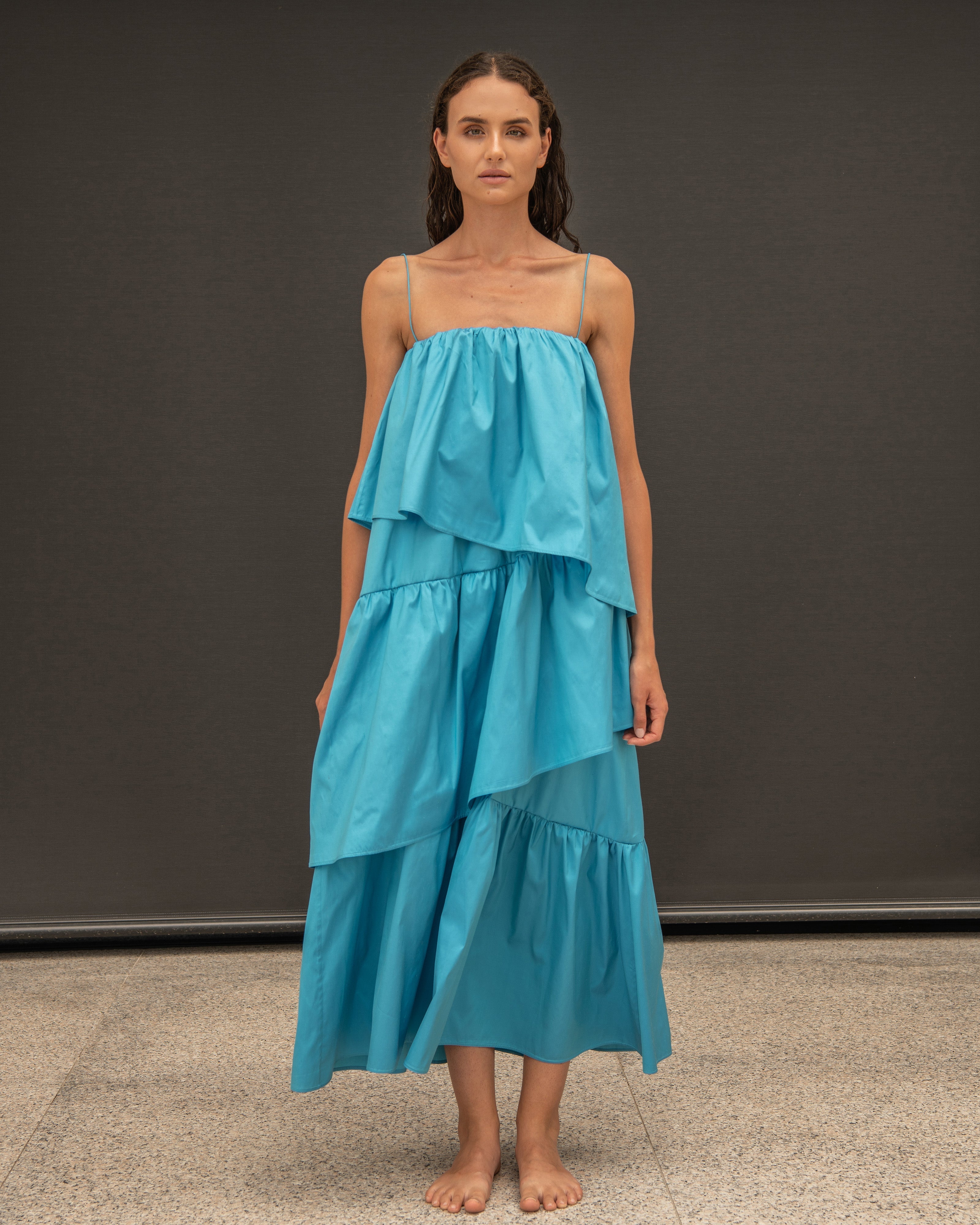 Kate Flounce Maxi Dress