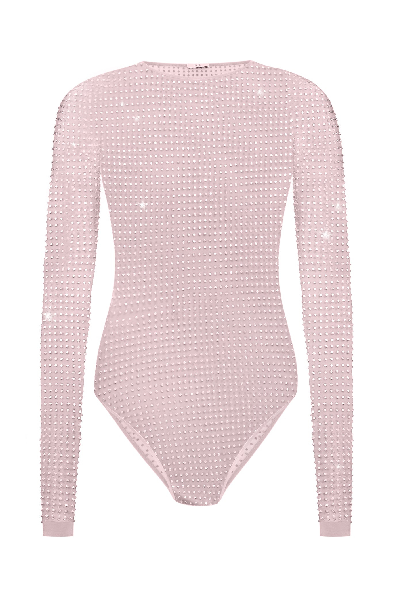 CRYSTAL BODYSUIT - Nude