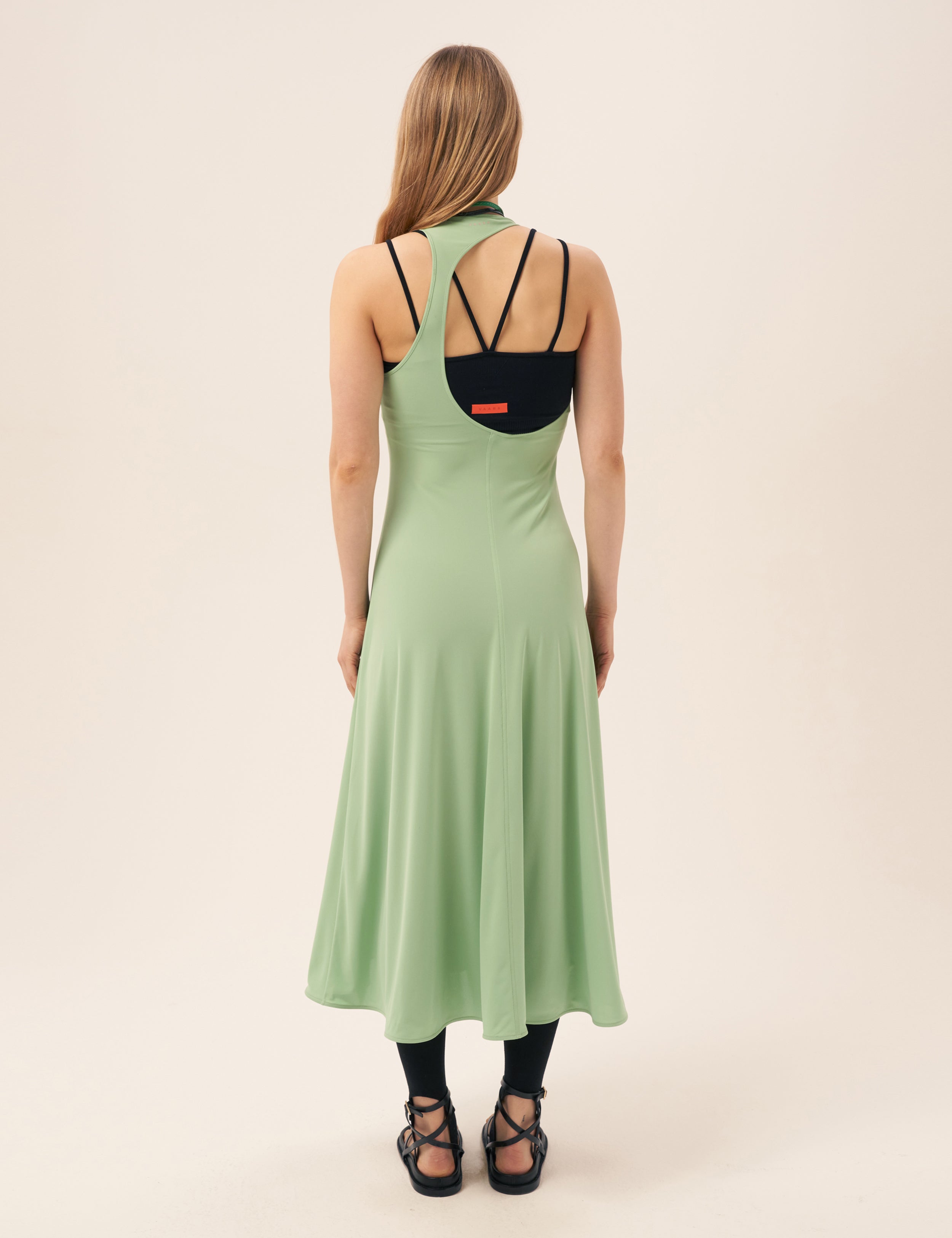 Flared Midi Dress