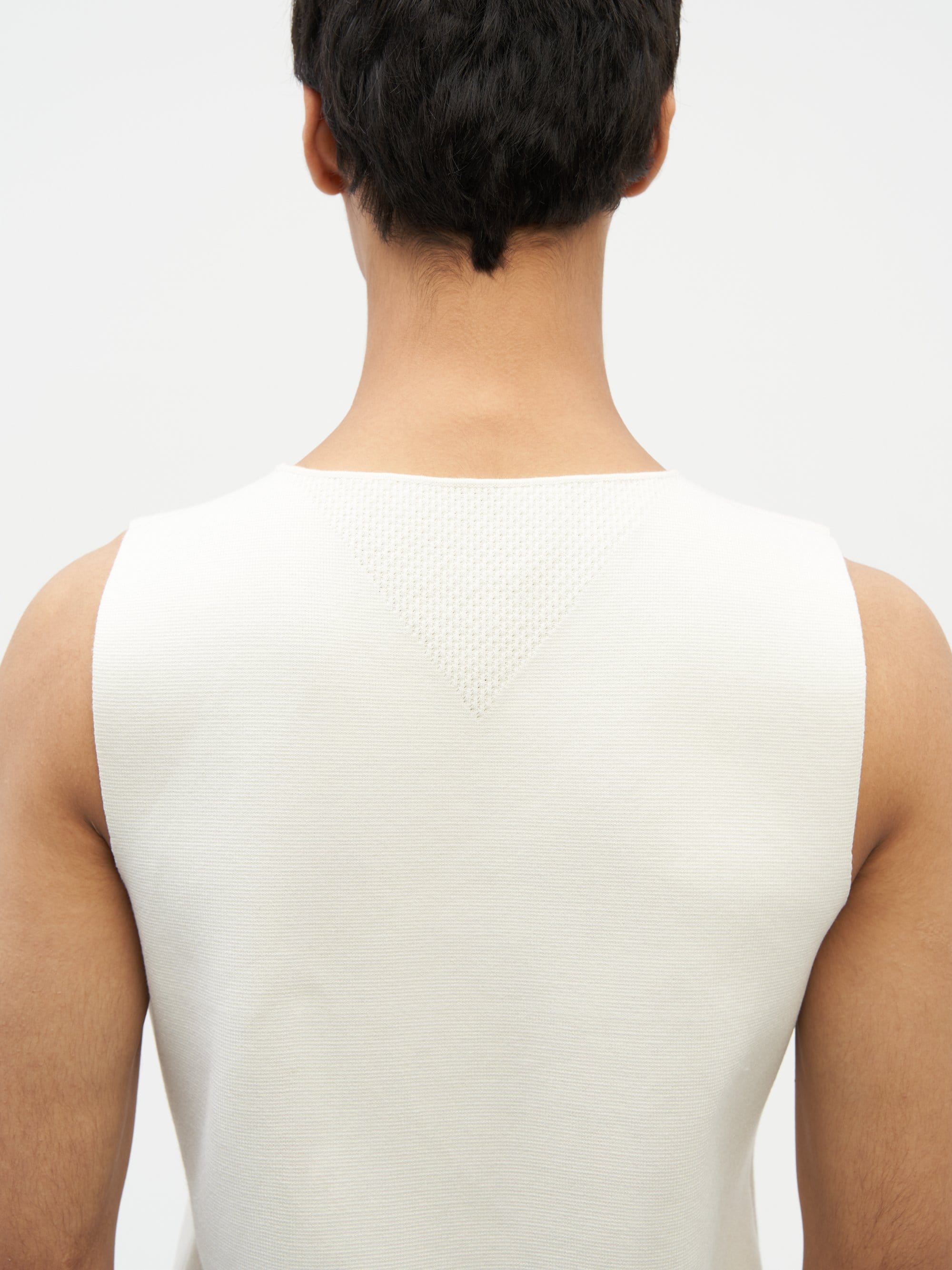 Essential Knit Tank White