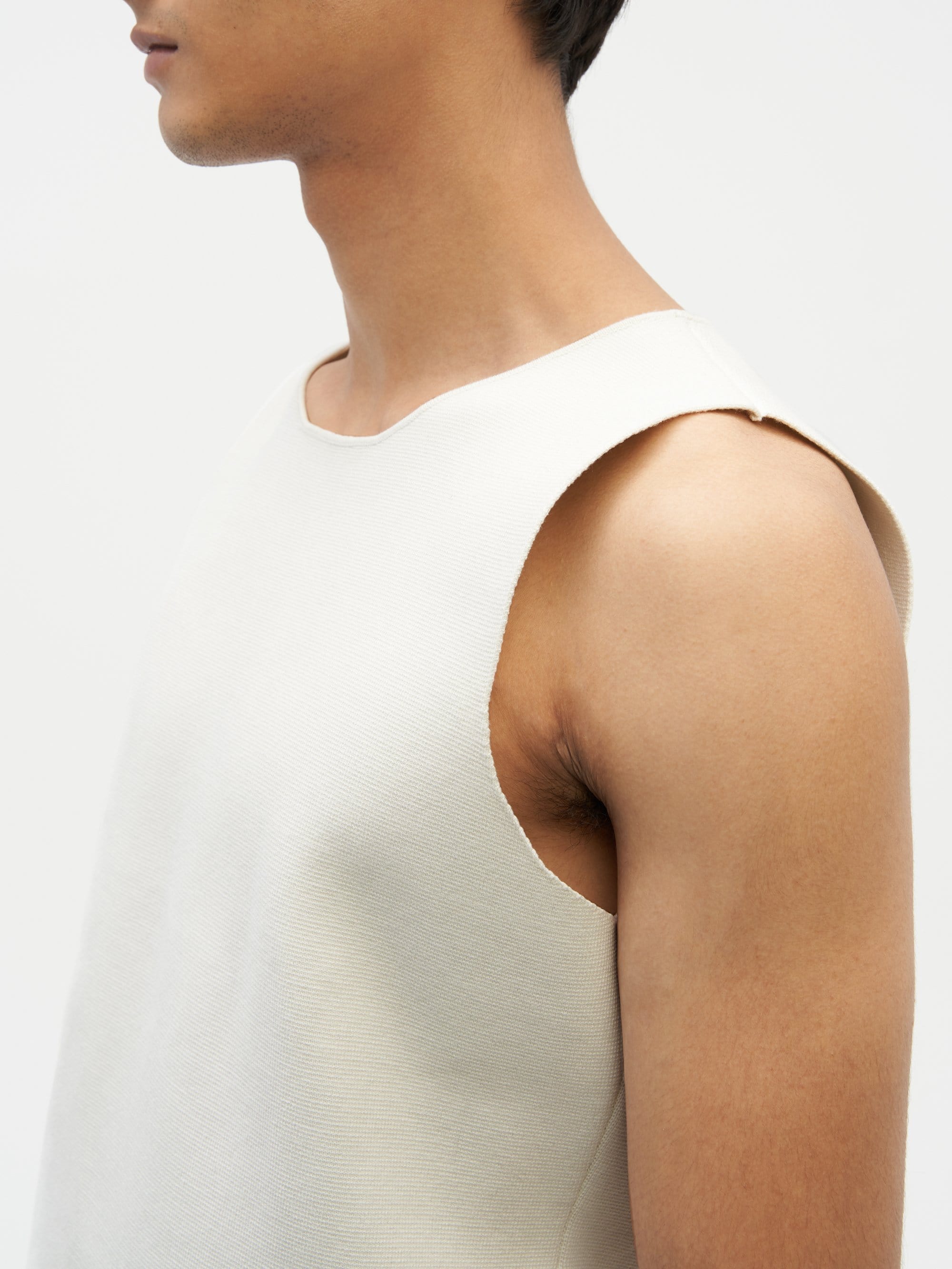 Essential Knit Tank White