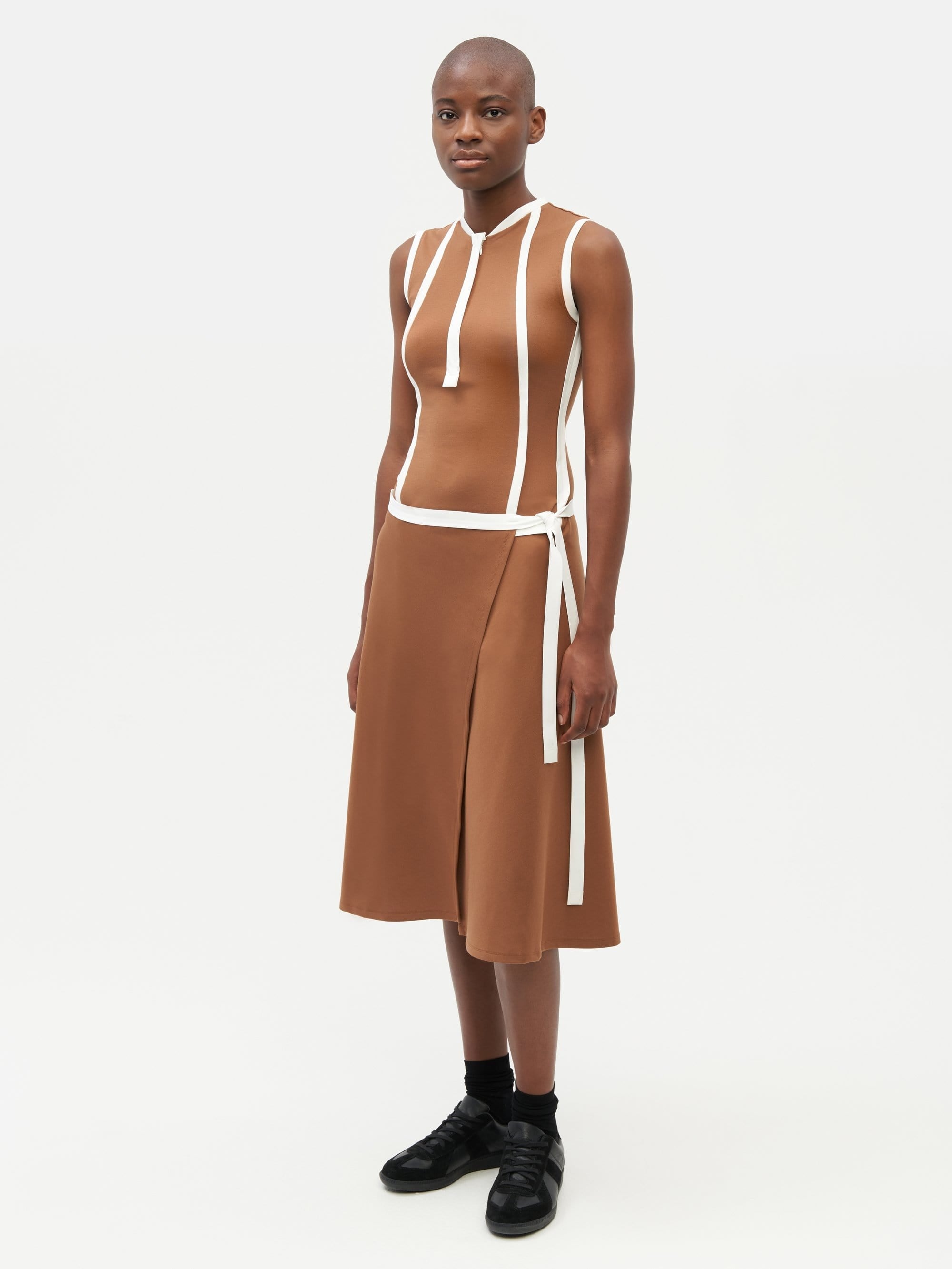 Wrap Dress Brown