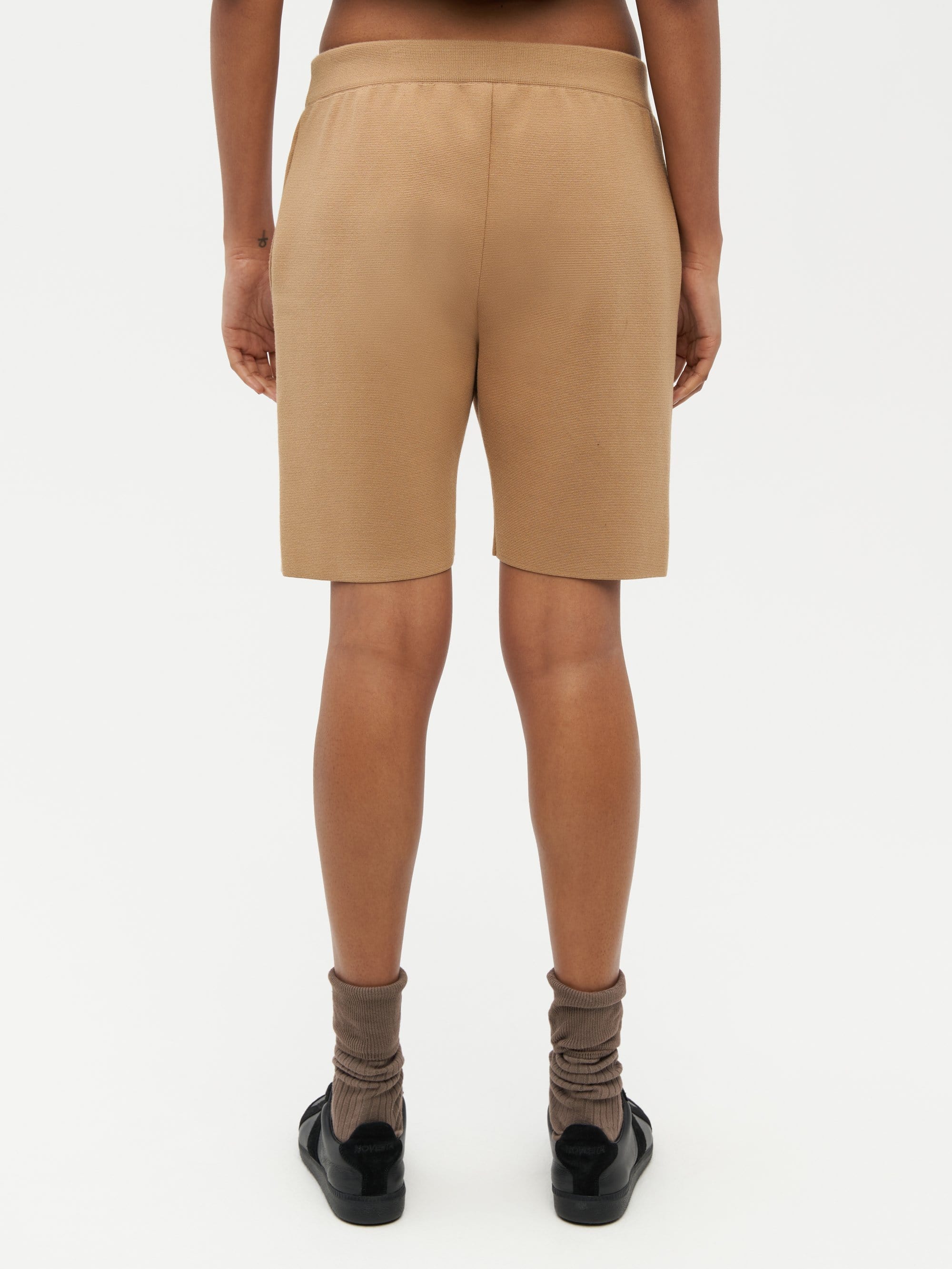 Essential Knit Shorts Brown