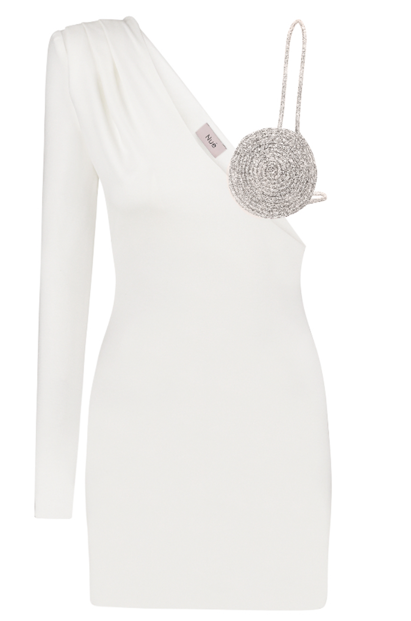 SPIRAL DRESS IVORY