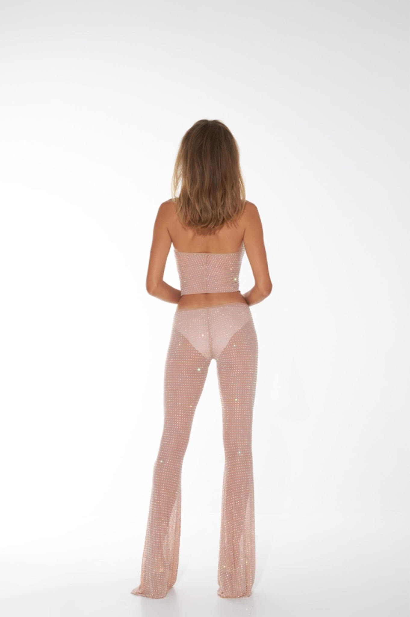 ROSE QUARTZ TROUSERS EMBROIDERED - Blossom Pink