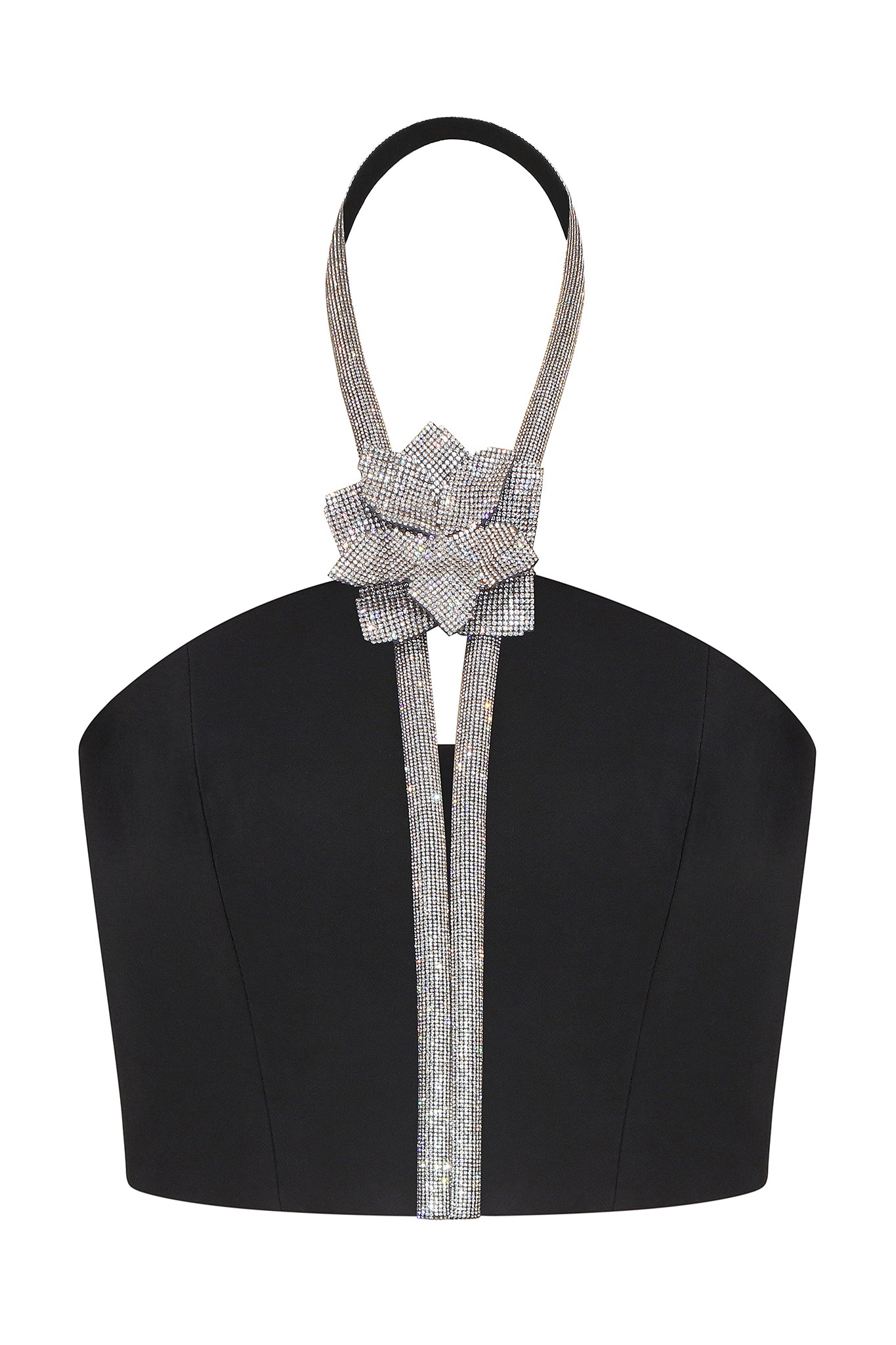 ROSE CORSET TOP - Black