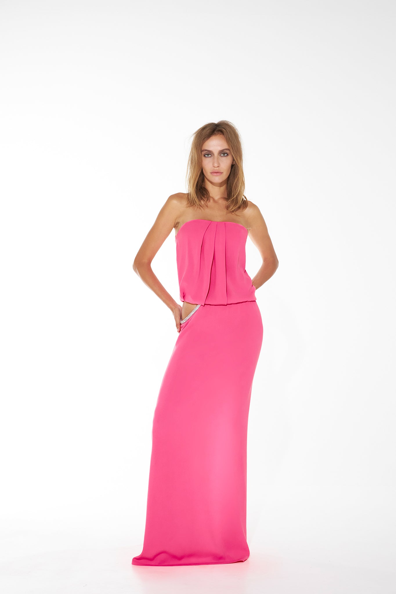 DAHLIA DRESS - Hot Pink