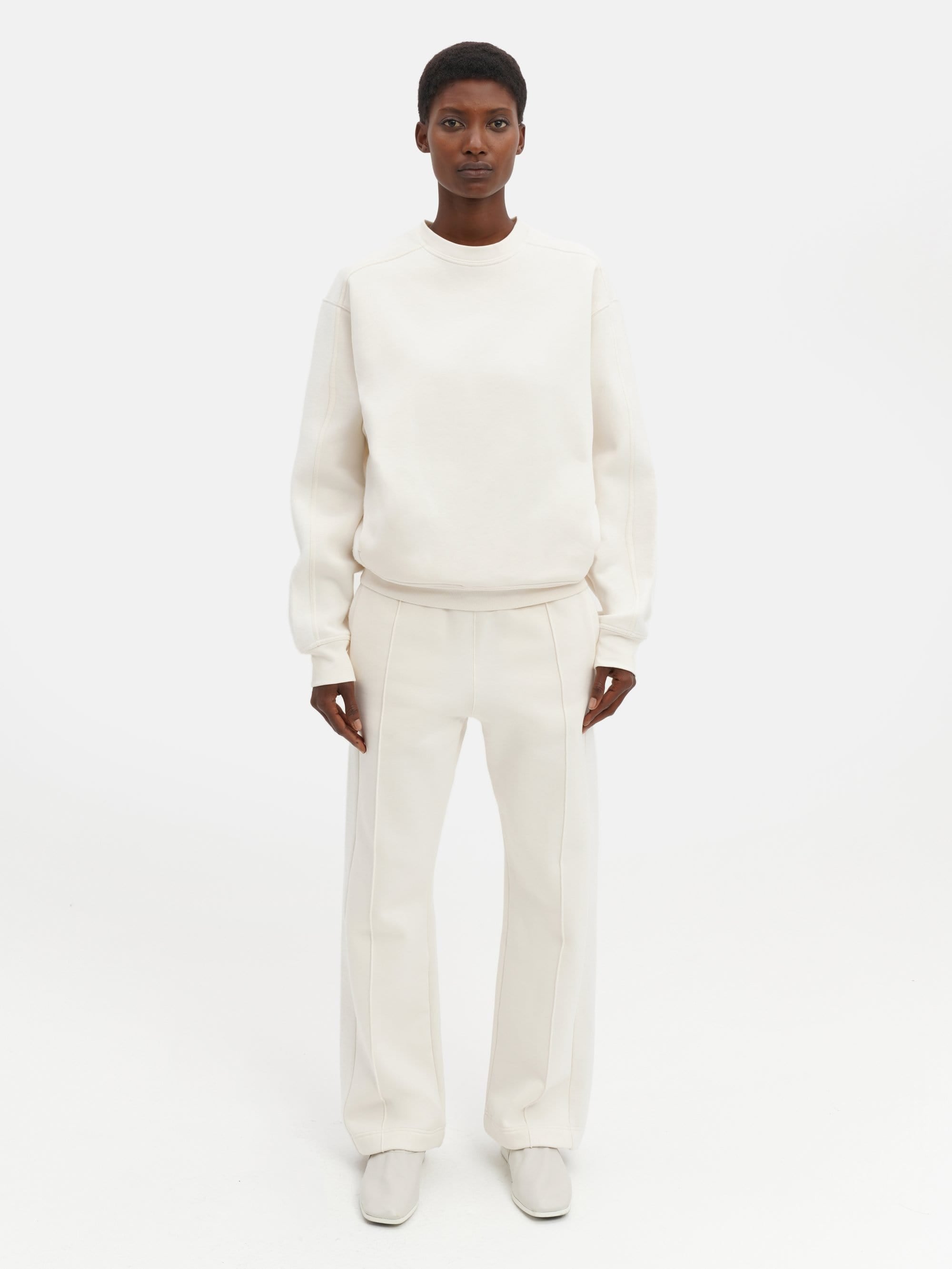 Inside Out Sweatshirt White