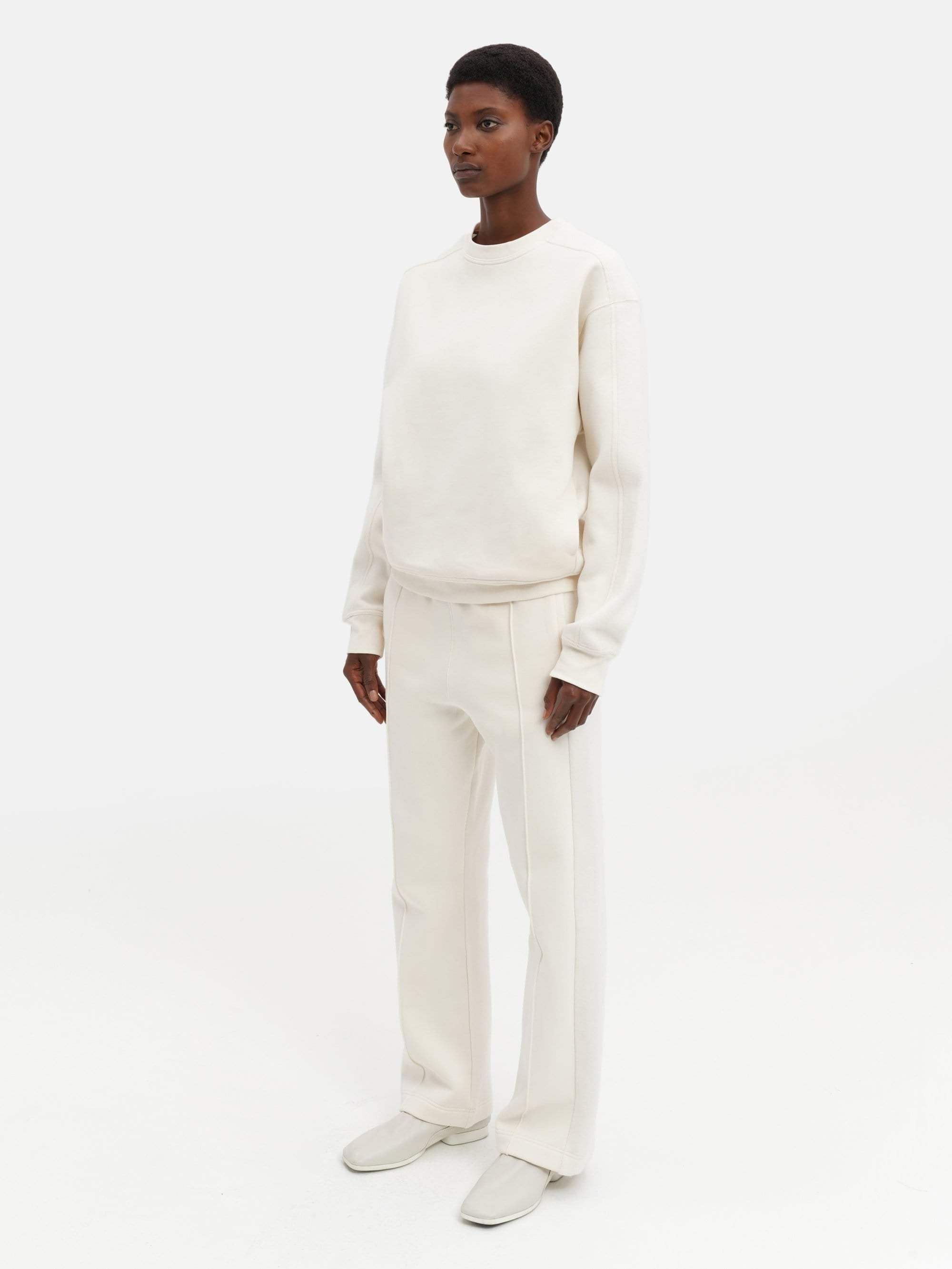 Inside Out Sweatshirt White