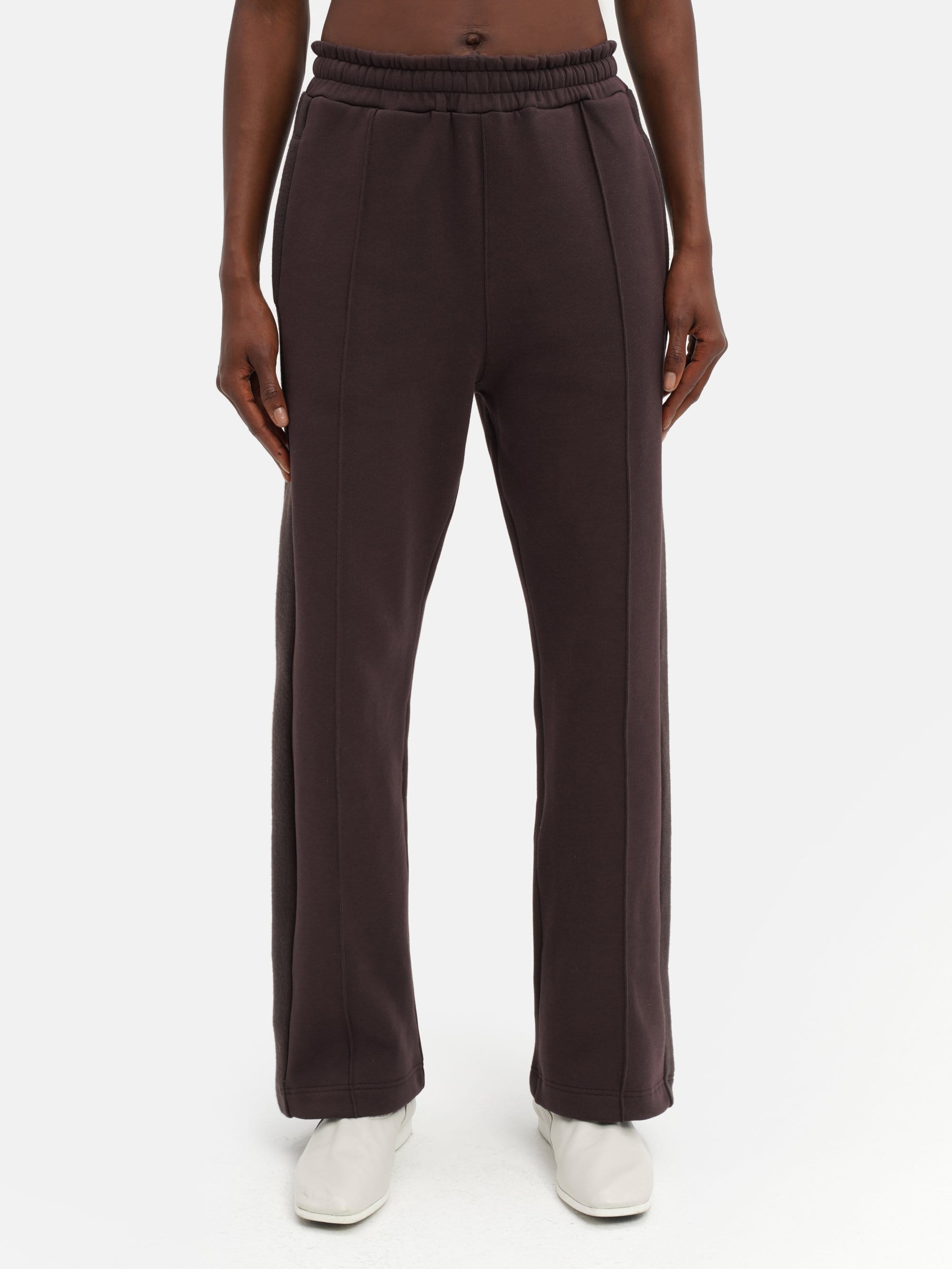 Side Panel Sweatpant Dark Brown