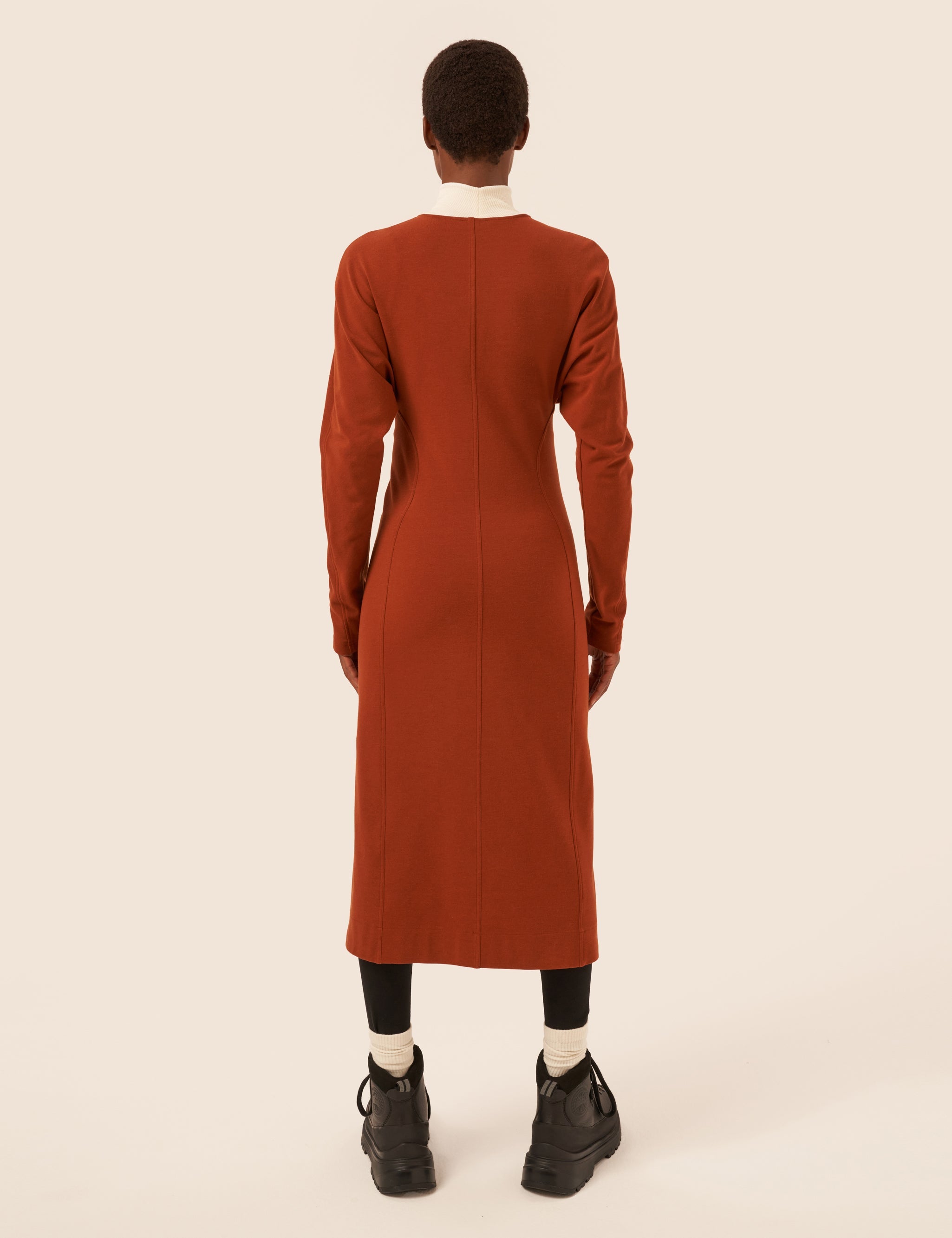 Sculpted Zip Dress