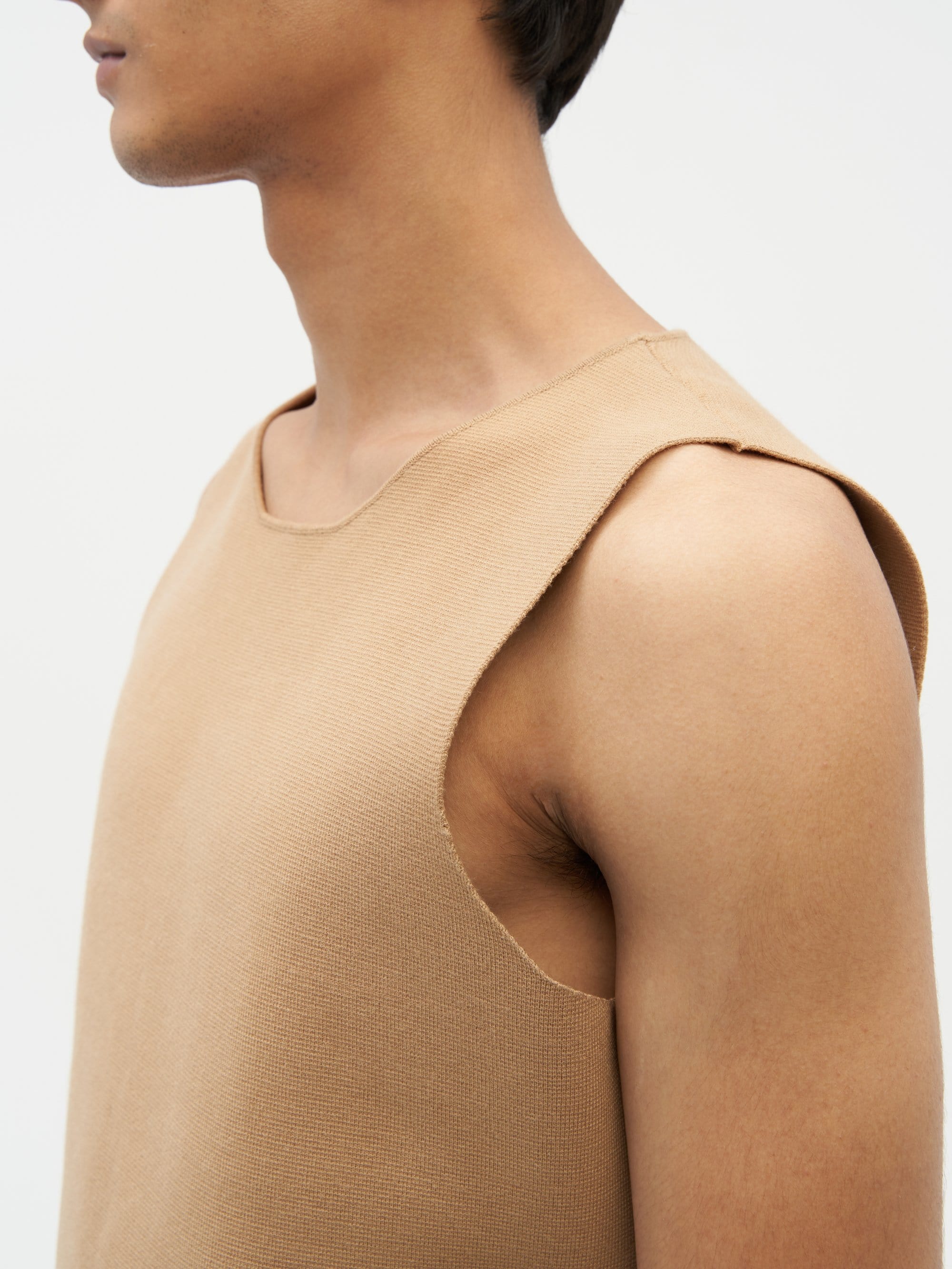 Essential Knit Tank Brown