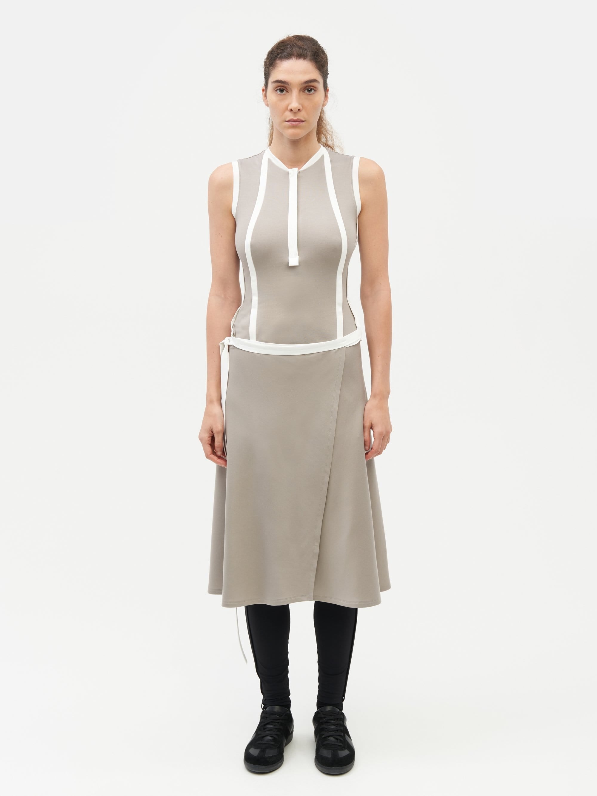 Wrap Dress Grey