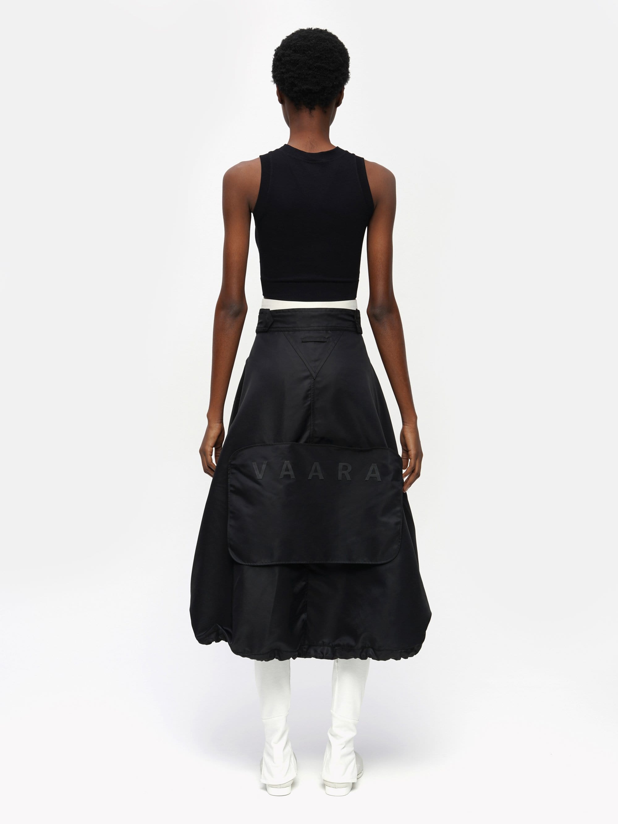 Packable Bubble Skirt Black