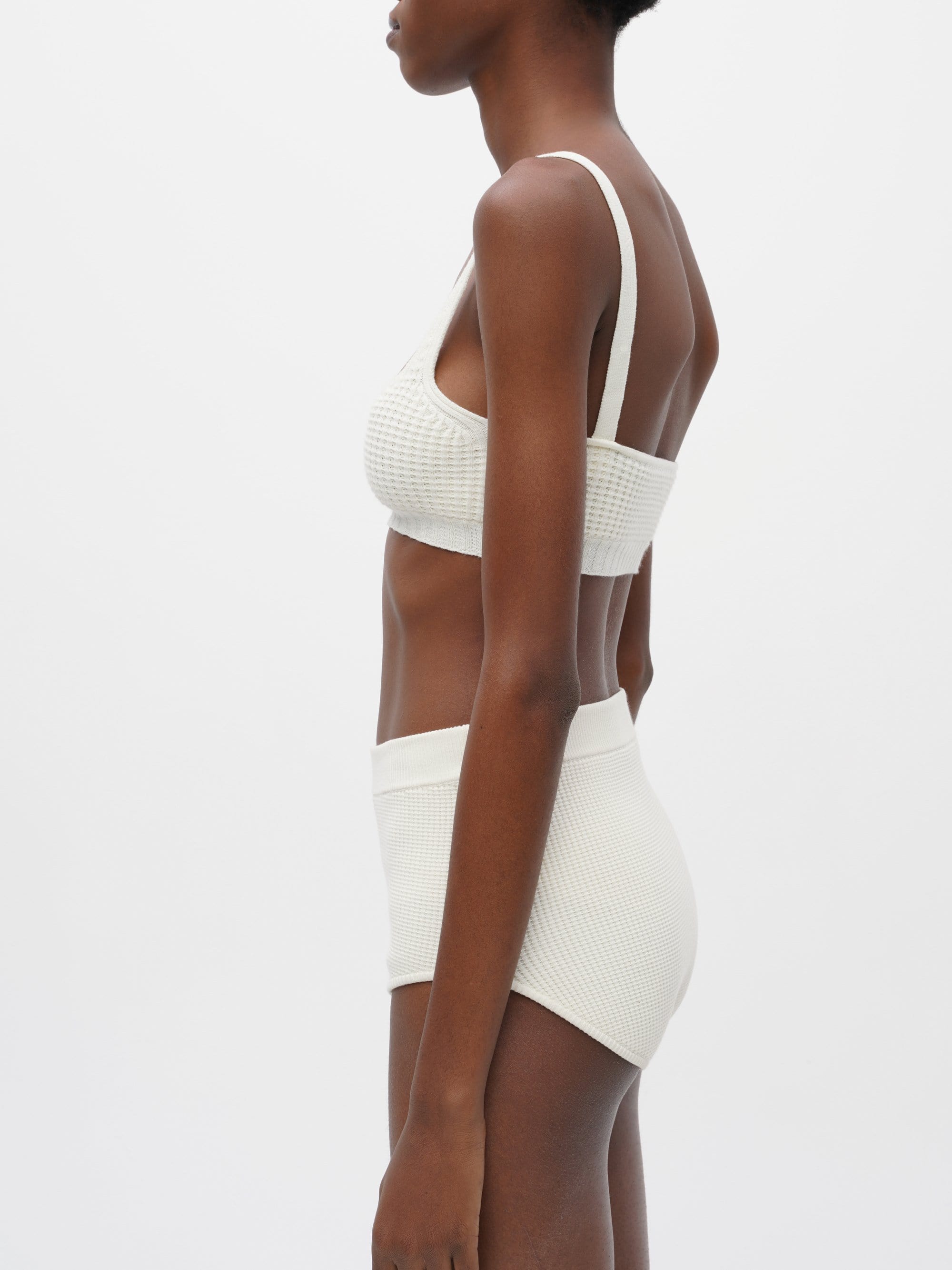 Waffle Knit Bra