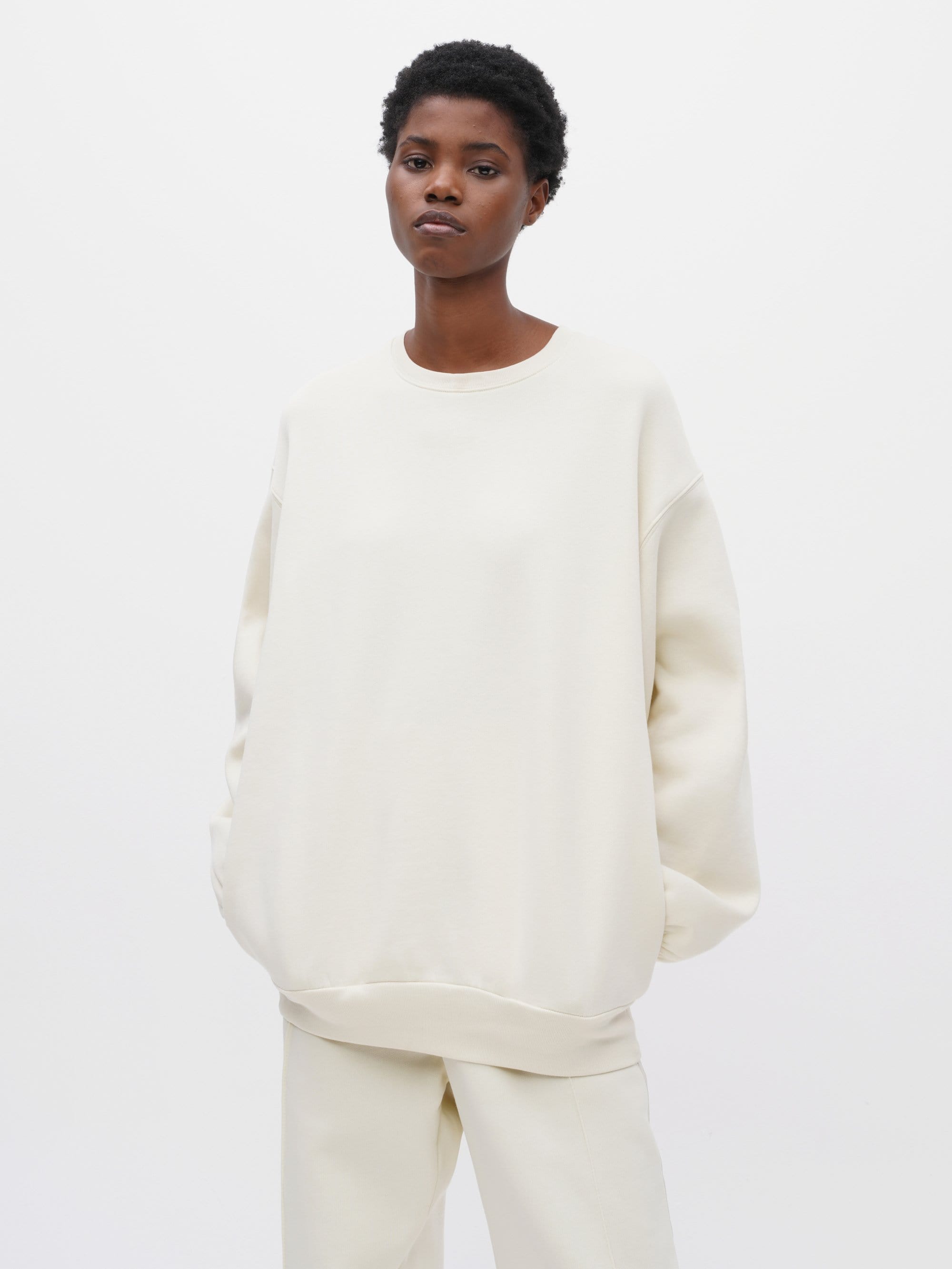 Unisex Pocket Sweatshirt White