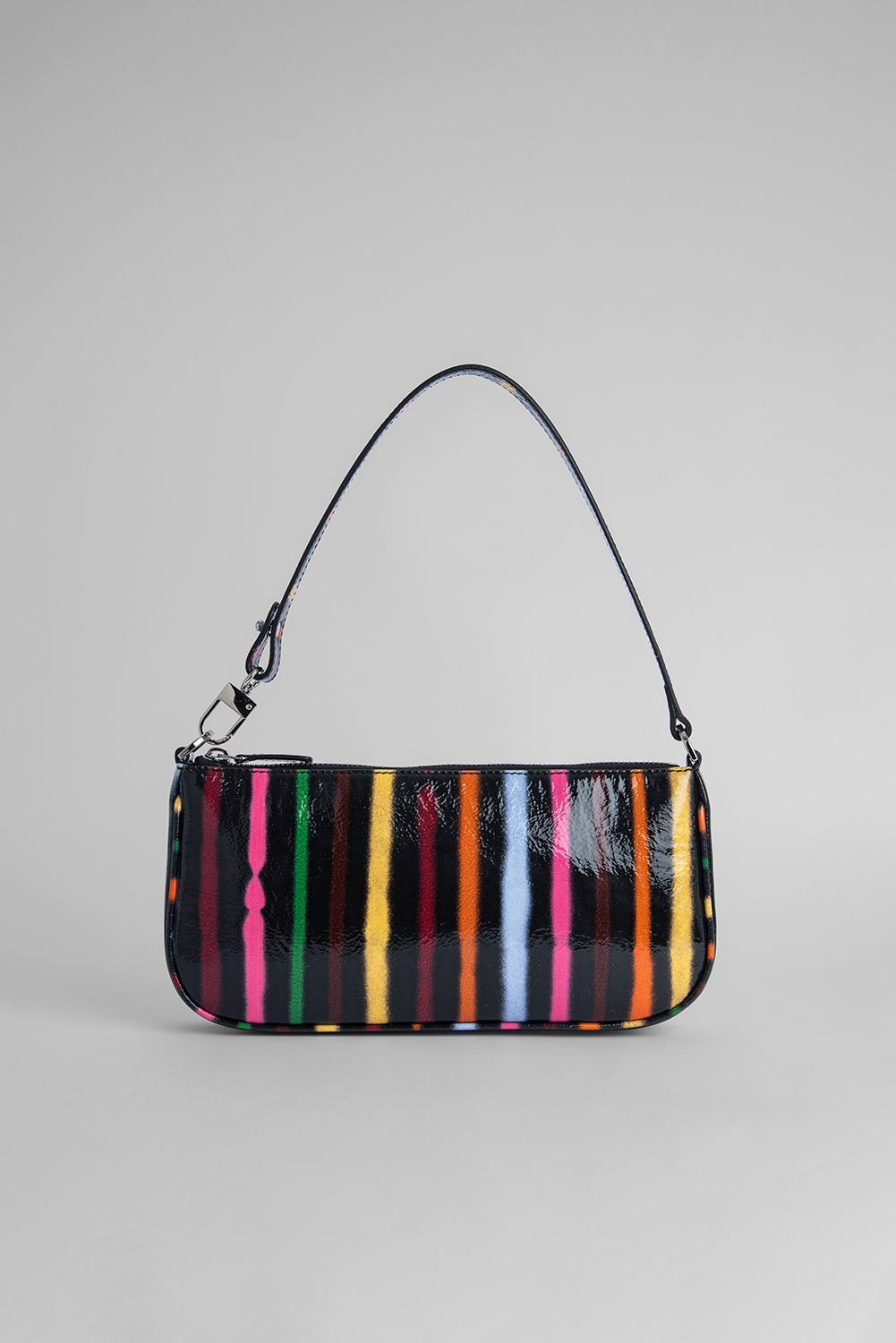 Rachel Black Spray Print Leather