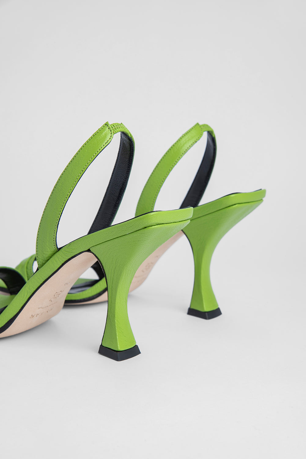 Carlotta Pistachio Grained Leather